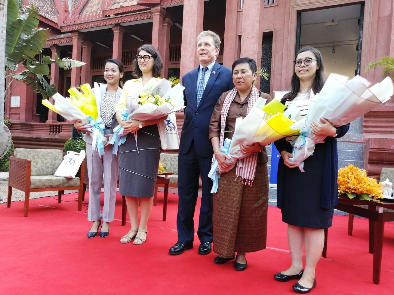 ស្ត្រីក្នុងកិច្ចការការពារវប្បធម៌ ជាប្រធាបទសំខាន់ដែលរដ្ឋទូតអាមេរិកនិងរដ្ឋមន្ត្រីក្រសួងវប្បធម៌លើកយកមកពិភាក្សា